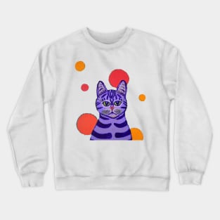 Unimpressed Cat Crewneck Sweatshirt